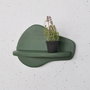 Hanah Home Meh220 Estantería de Pared de Madera Verde